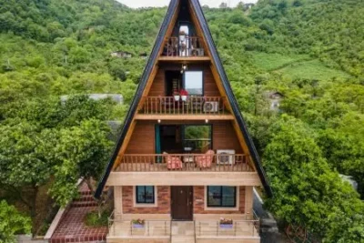 طراحی و اجرای تراس و ایوان چوبی